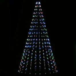 Mantello 308 microled, multicolor uso esterno, Santa's House