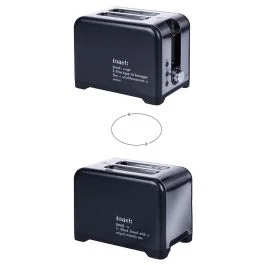Tostapane, 2 aperture, 780-930 W, antracite, Victionary
