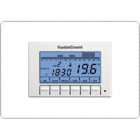 Fantini Cosmi CH141AK Cronotermostato da incasso settimanale a batteria