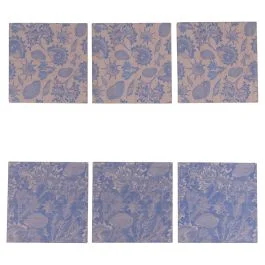 Set 6 sottobicchieri in legno mdf, Nautical Chic