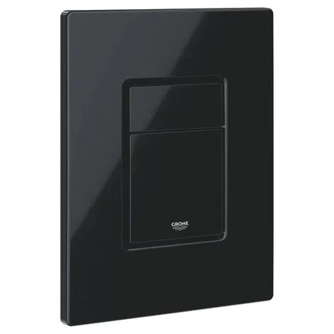 Grohe Skate Cosmopolitan Pannello di scarico del WC – pulsante di scarico, nero lucido 38732KV0