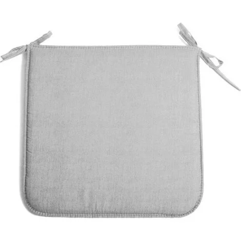 Cuscini per sedie Panarea 60% poliestere 40% cotone imbottitura poliuretano espanso 39x39x2 cm grigio da giardino esterno