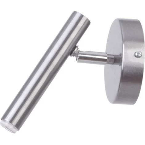 Applique moderna minimal argento orientabile Sopel G9 Sigma