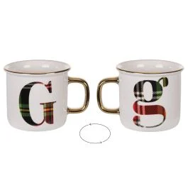 Tazza 300 ml tartan, Monogram G