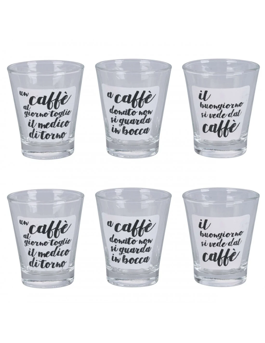 ESPRESSINO 6PZ BUON CAFFE  90ML BIANCHI