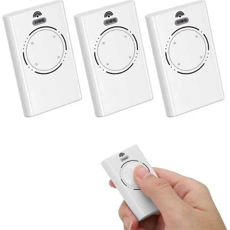 Telecomandi per porte da garage ALOVEZ, confezione da 3, 868 MHz, 4 canali, compatibili con XT4 868 SLH, XT2 868 SL