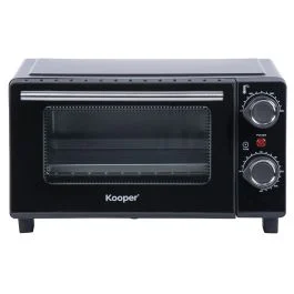 Forno elettrico 15 L, vetro temperato, 650 W, nero Kooper