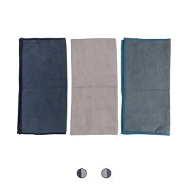 Set 3 panni pulizia in microfibra 30x30 cm