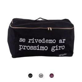 Custodia portatutto in tessuto, doppia cerniera, con impugnatura, 50x40x27cm, S.P.Q.eRe