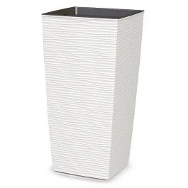 Vaso Aurora bianco h. 46,5 cm in polipropilene