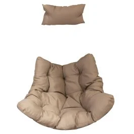 Set cuscini di ricambio per sedia ovetto, ecru, Esté