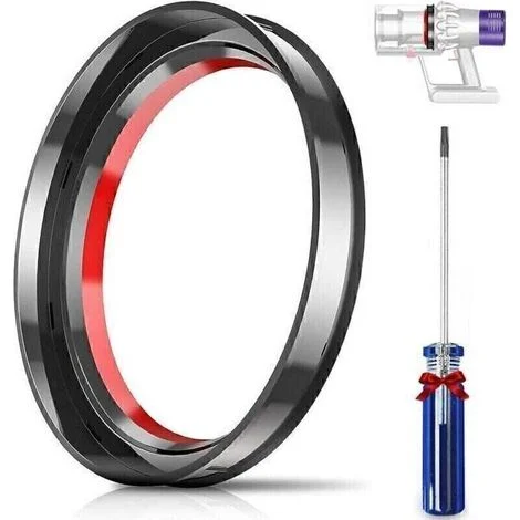 Anello di tenuta per Dyson V10, Anello di tenuta fisso per aspirapolvere Dyson V10 SV12, Cacciavite T8 in omaggio, Guarnizioni fisse compatibili con Dyson V10
