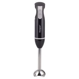 Frullatore elettrico a immersione 600W, 2 velocità + Pulse, nero, Kooper
