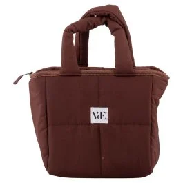 Portapranzo/borsa termica doppia impugnatura, mocha mousse, Puffy