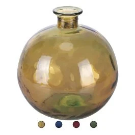 Vaso arredo in vetro riciclato  h. 27 cm, Opera Sibilla