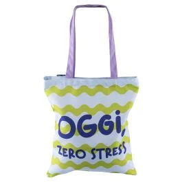 Borsa shopper in tessuto, More Amor