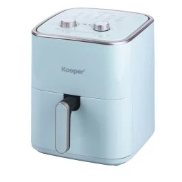 Friggitrice ad aria acquamarina e oro, 5,5 L 1300 W, Kooper