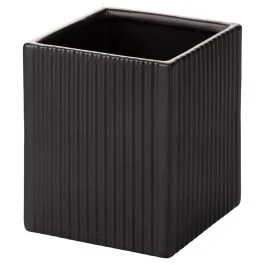 Portautensili nero in gres, Modern