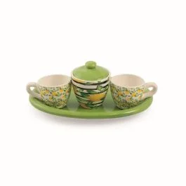 Set caffè vassoio zuccheriera