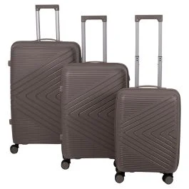 Set 3 valigie, mocha mousse, Sibilla Travel