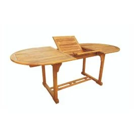 Tavolo ovale estensibile 180-240x100x75 cm in acacia, Bali Estè