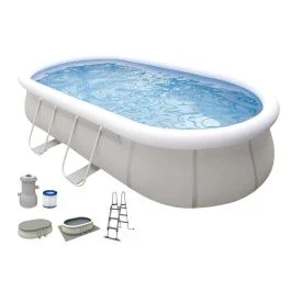Piscina ovale da giardino
