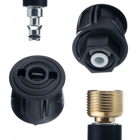 Adattatore M22-Lavor Click – Riduzione Filettatura M22x1,5 per Tubo Lavor160 BarCompatibile con Idropulitrici Lavor