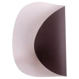 Tovaglietta triangolare double face, bianco e marrone, Horeca Stone