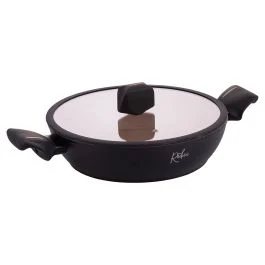 Tegame 28 cm con coperchio, rivestimento interno in ceramica Fusion Pro II, induzione, Radici Liquir