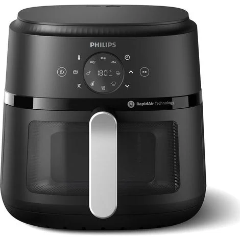 Philips 2000 series NA231/00 Friggitrice ad aria calda 6,2 L 1700 W Nero, Argento