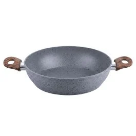 Tegame 24 cm rivestimento in ceramica, induzione, extra spessore 4,5 mm, Cararra SìChef