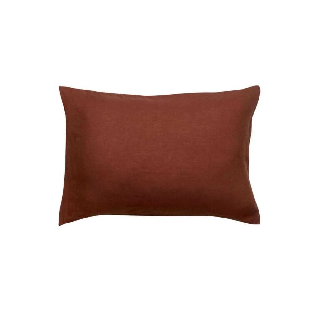 Federa 50x75 cm in Lino – Tono Caramel Naturale