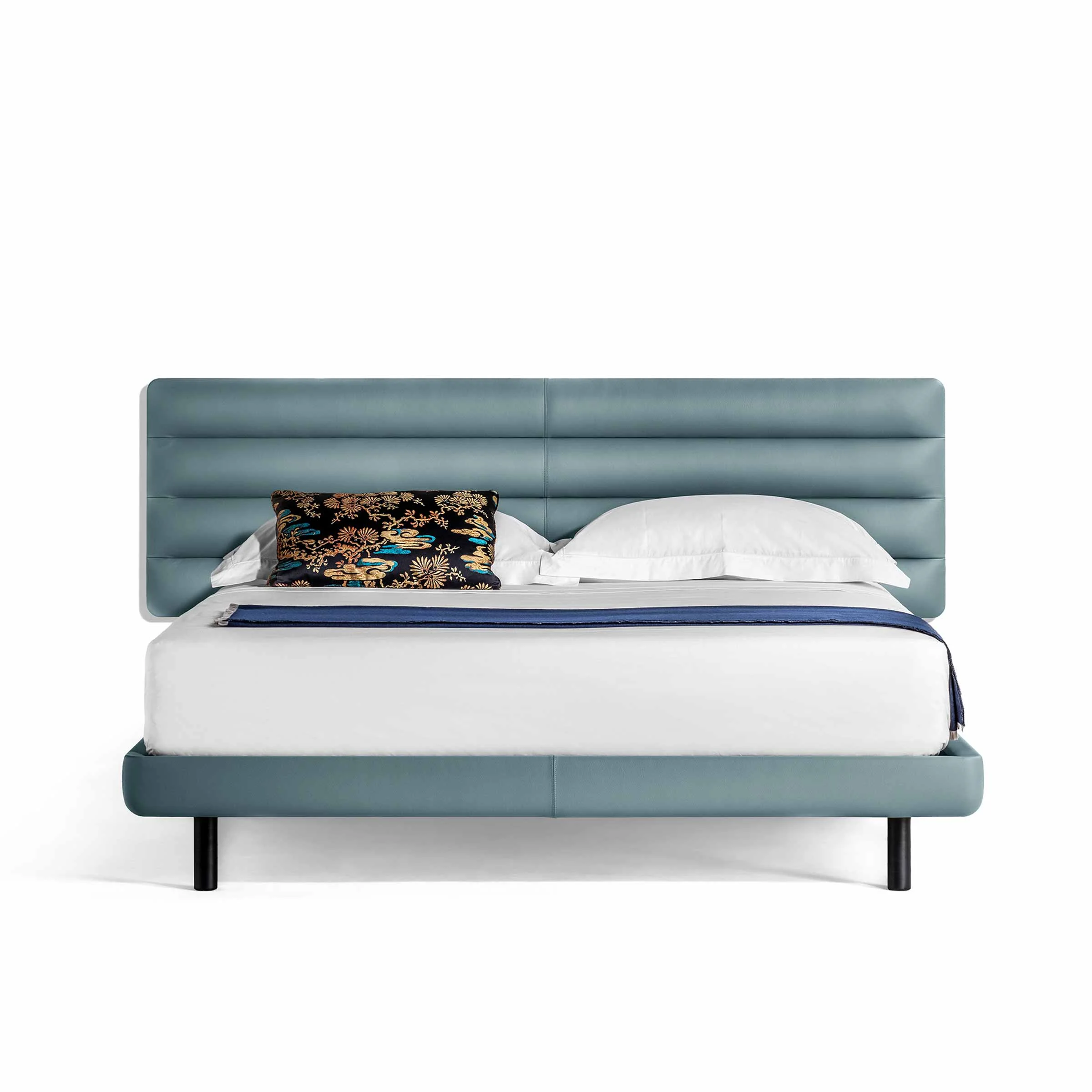 Letto in Pelle FERDINANDEA di Design Center per Poltrona Frau
