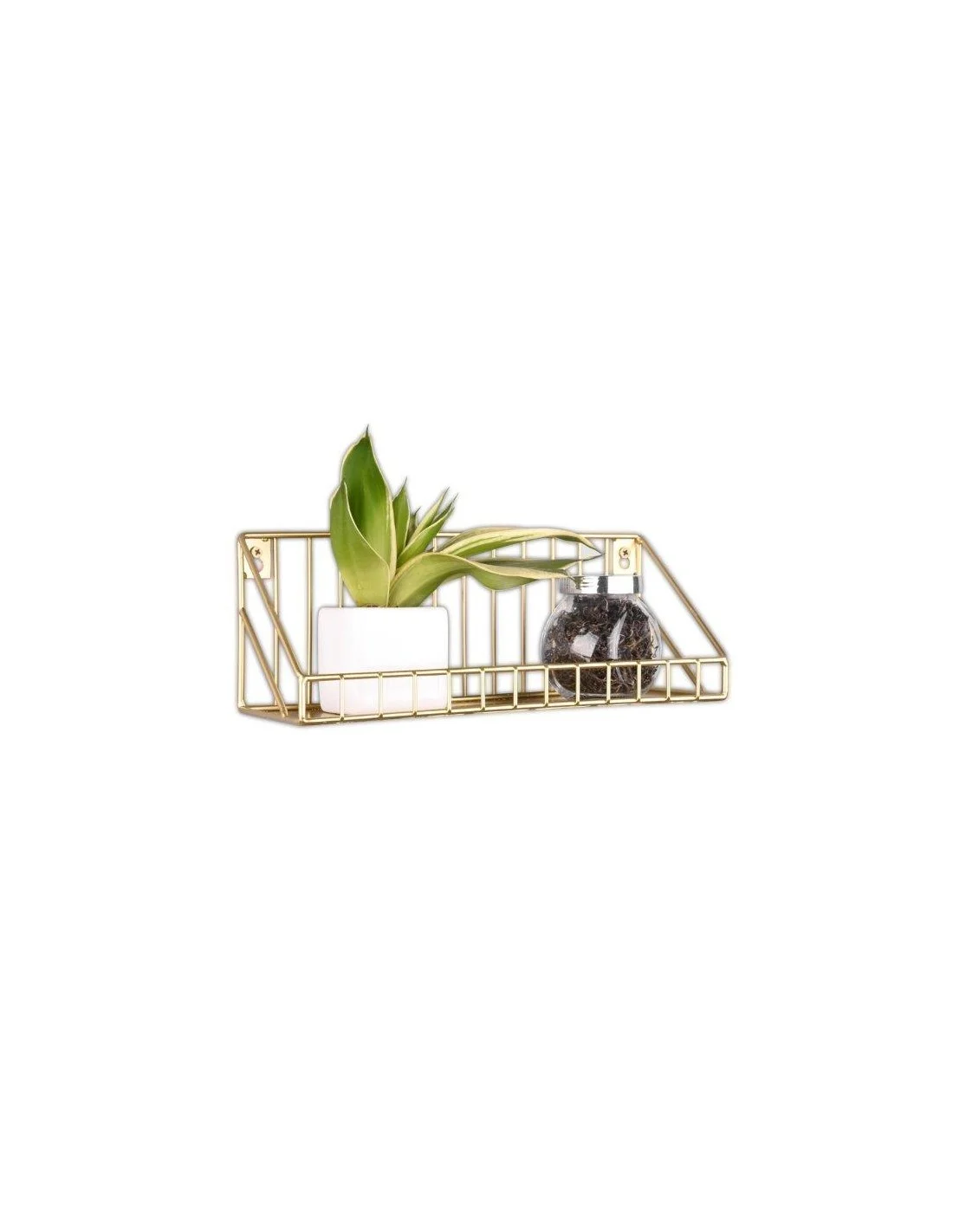 FIONA MENSOLA PORTA OGGETTI METALLO ORO