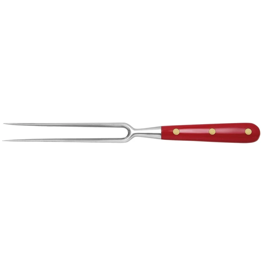 Forchettone Arrosto Manico Rosso 30 cm