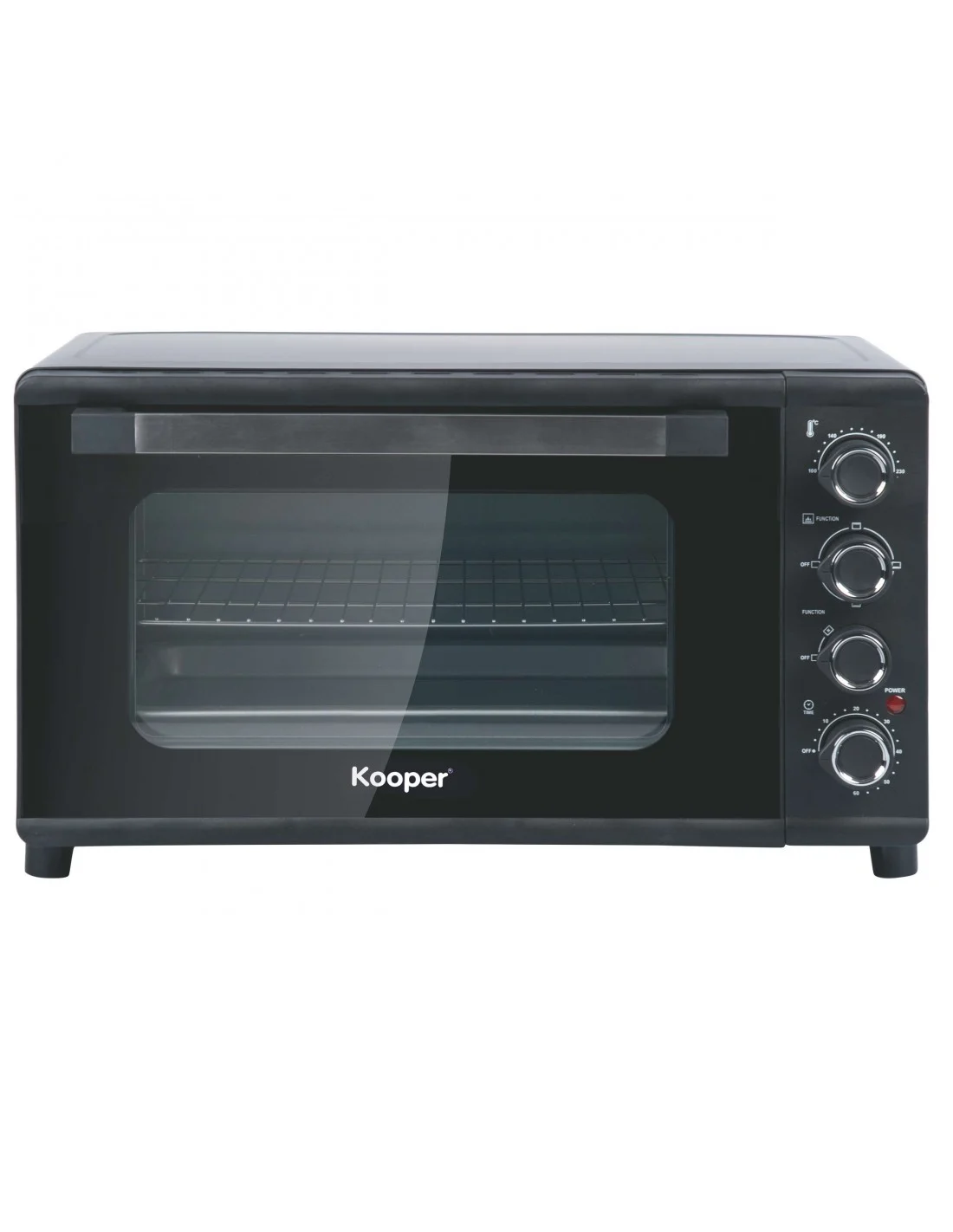 FORNO ELETTRICO NERO 55L 2000W 59X42X33CM