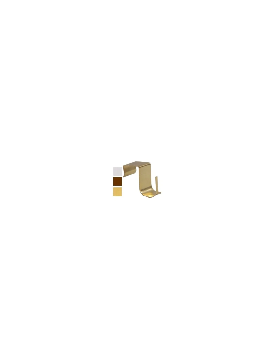 GANCI PER INFISSI LEGNO/PVC 4PZ OTTONE