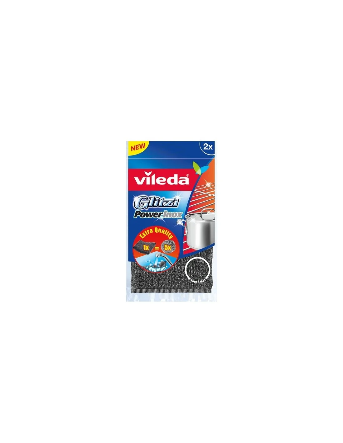 "VILEDA" GLITZI POWER INOX 2 PZ