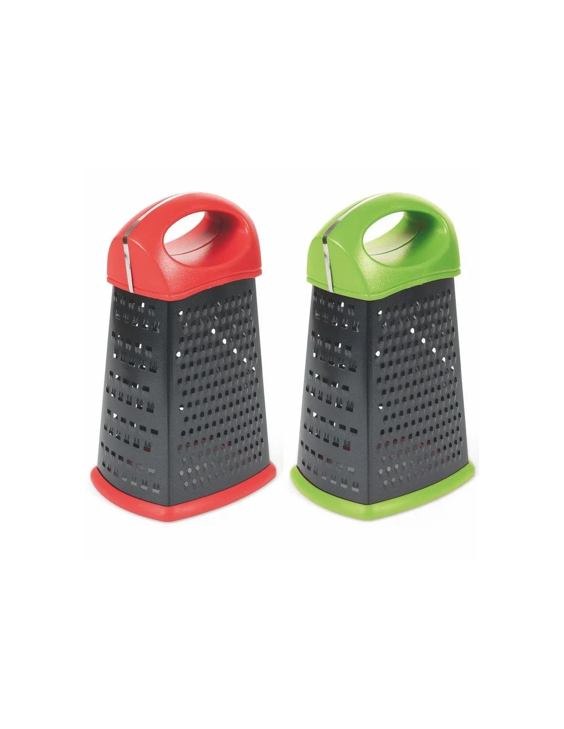 GRATTUGIA ACCIAIO TITANIO 4 LATI 23 CM 2 COLORI ASSORTITI