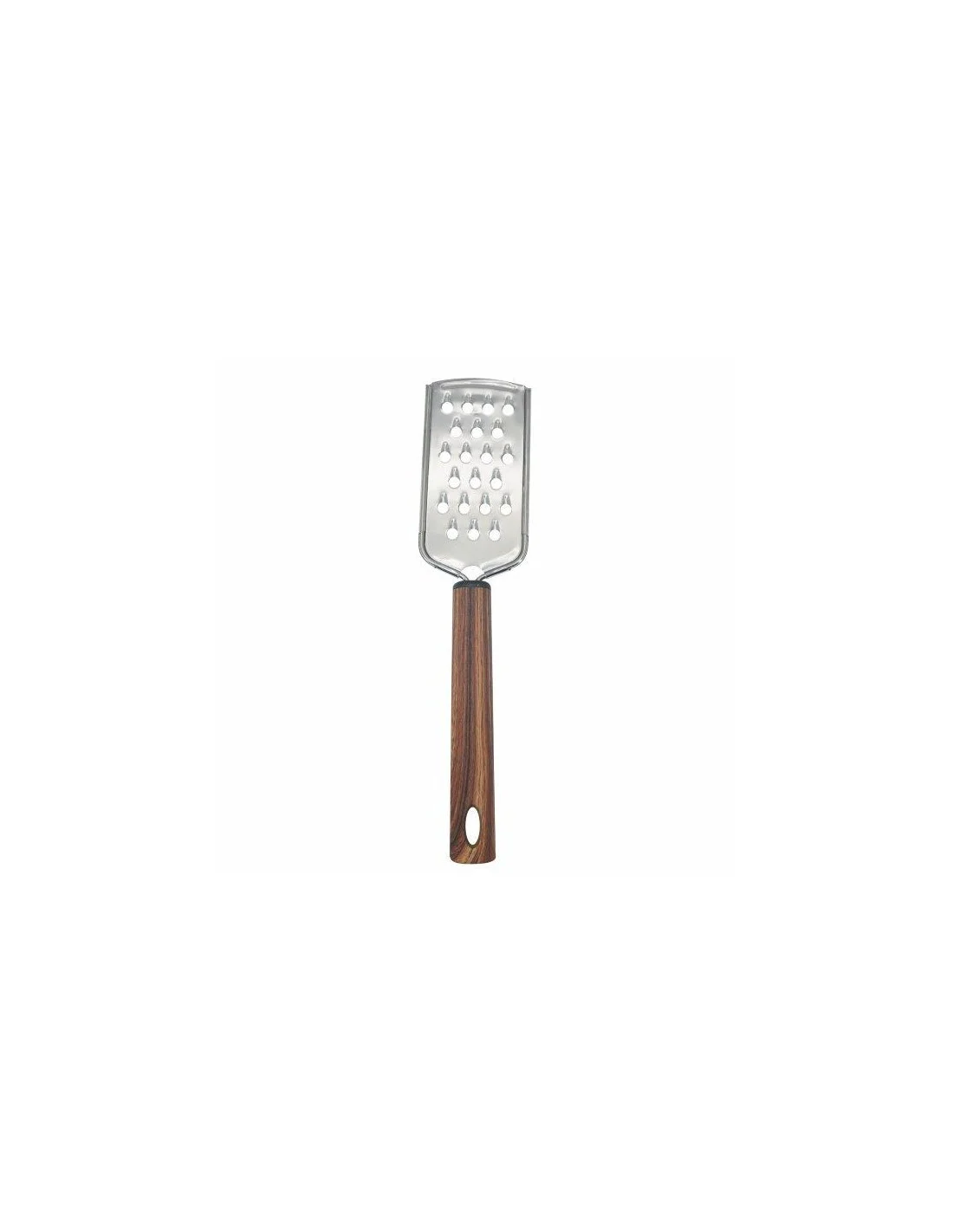 GRATTUGIA ACCIAIO INOX MANICO LEGNO