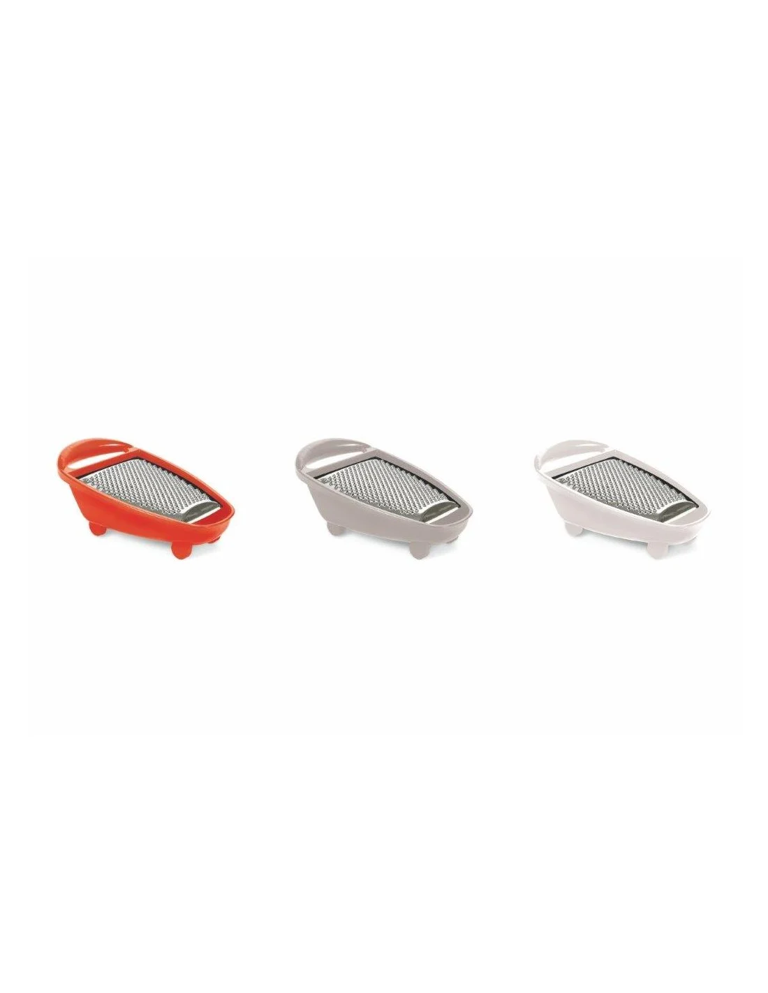 GRATTUGIA CON CONTENITORE IN PLASTICA 3 COLORI ASSORTITI
