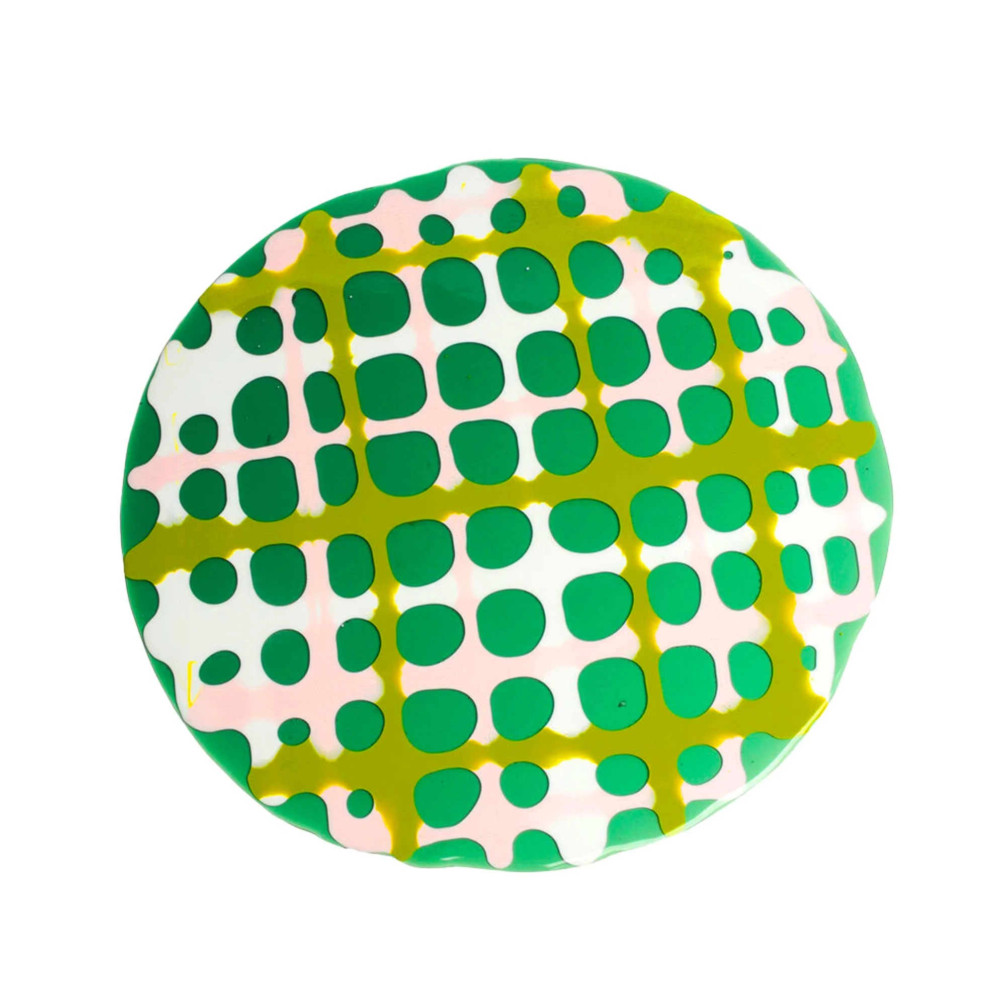 Tovaglietta in Resina TARTAN Verde Set da 4 di Paola Navone per Corsi Design