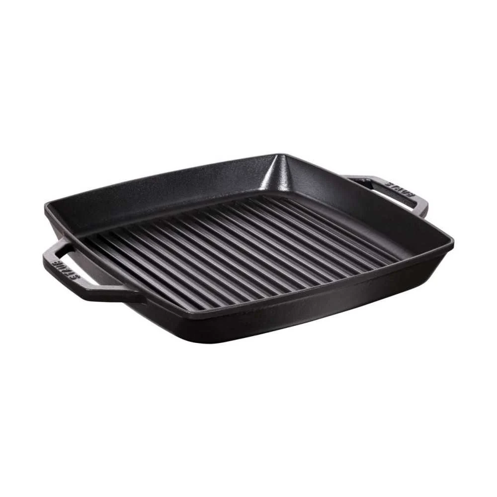 Griglia Staub 2 Manici 28x28 cm – Ghisa Smaltata