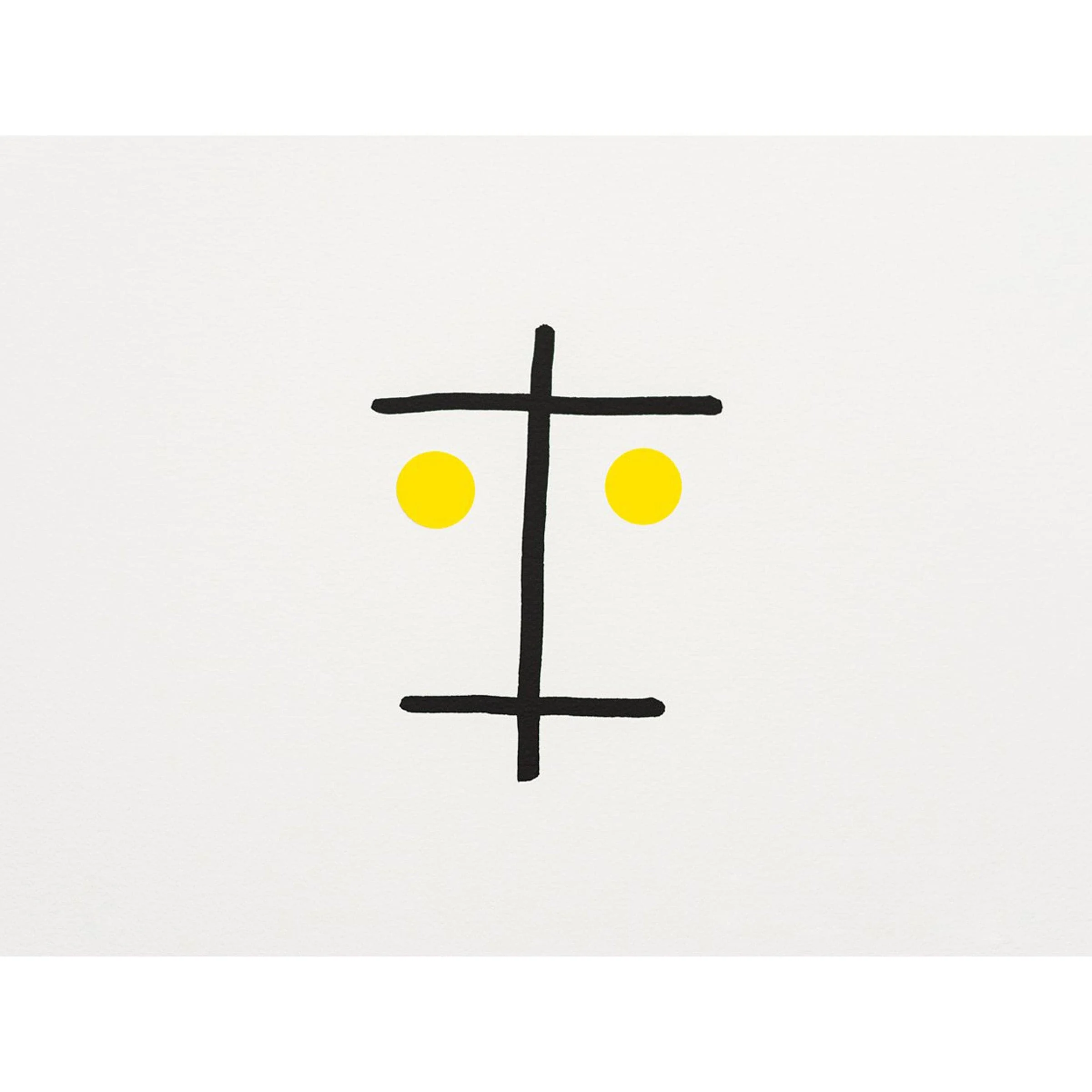 Stampa Serigrafica I VOLTI, TRE di Mimmo Paladino - Edizione Limitata - 50x70cm