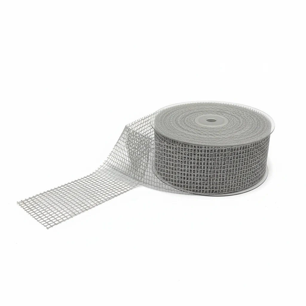 Arpimex Nastro Mesh Rete Argento Polyester 50 mm 18 mt