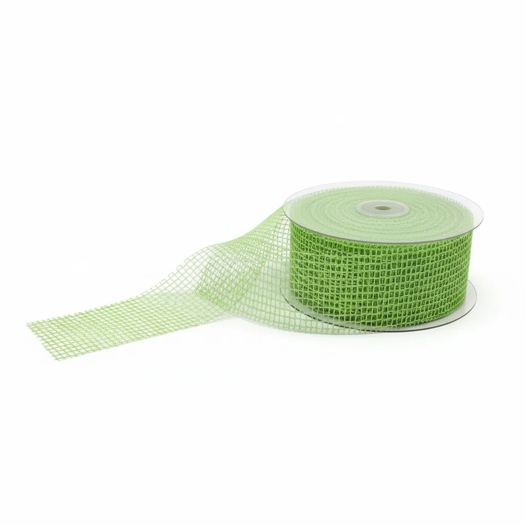 Arpimex Nastro Mesh Rete Verde Mela Polyester 50 mm 18 mt