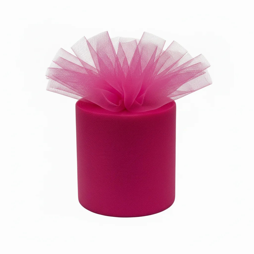 ARPIMEX Rotolo Tulle Fucsia H 12,5 cm 100 mt