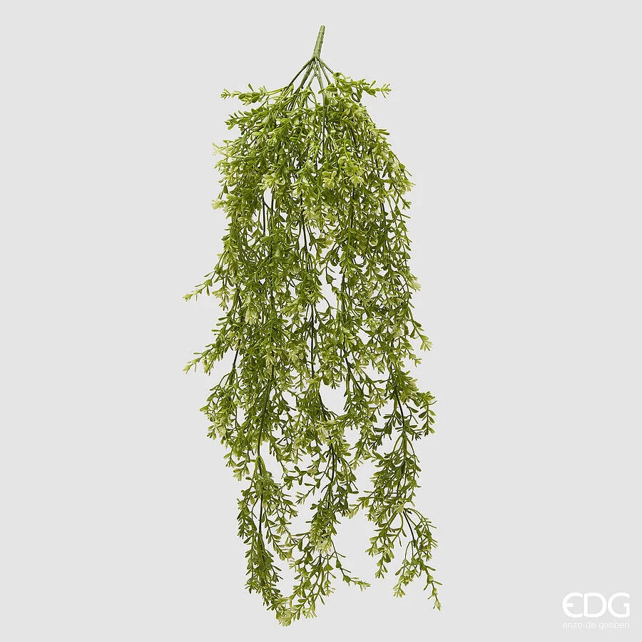 EDG Enzo De Gasperi Lamiacea Chic Cespuglio Cadente H 70 Cm Pianta Artificiale Bianco Verde