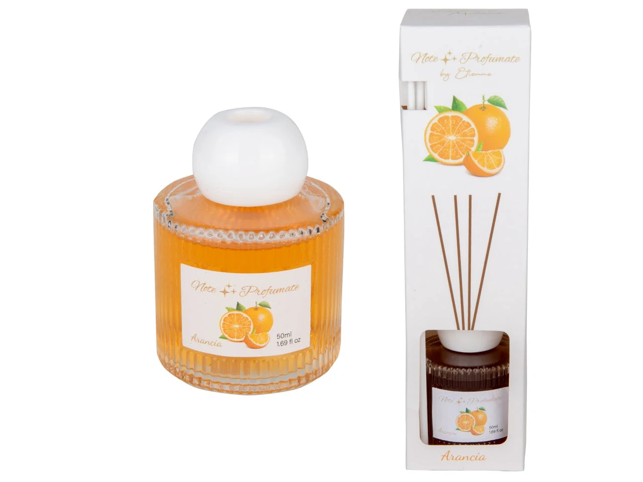 Etm Aroma Diffusore Bacchette Arancia 50ml