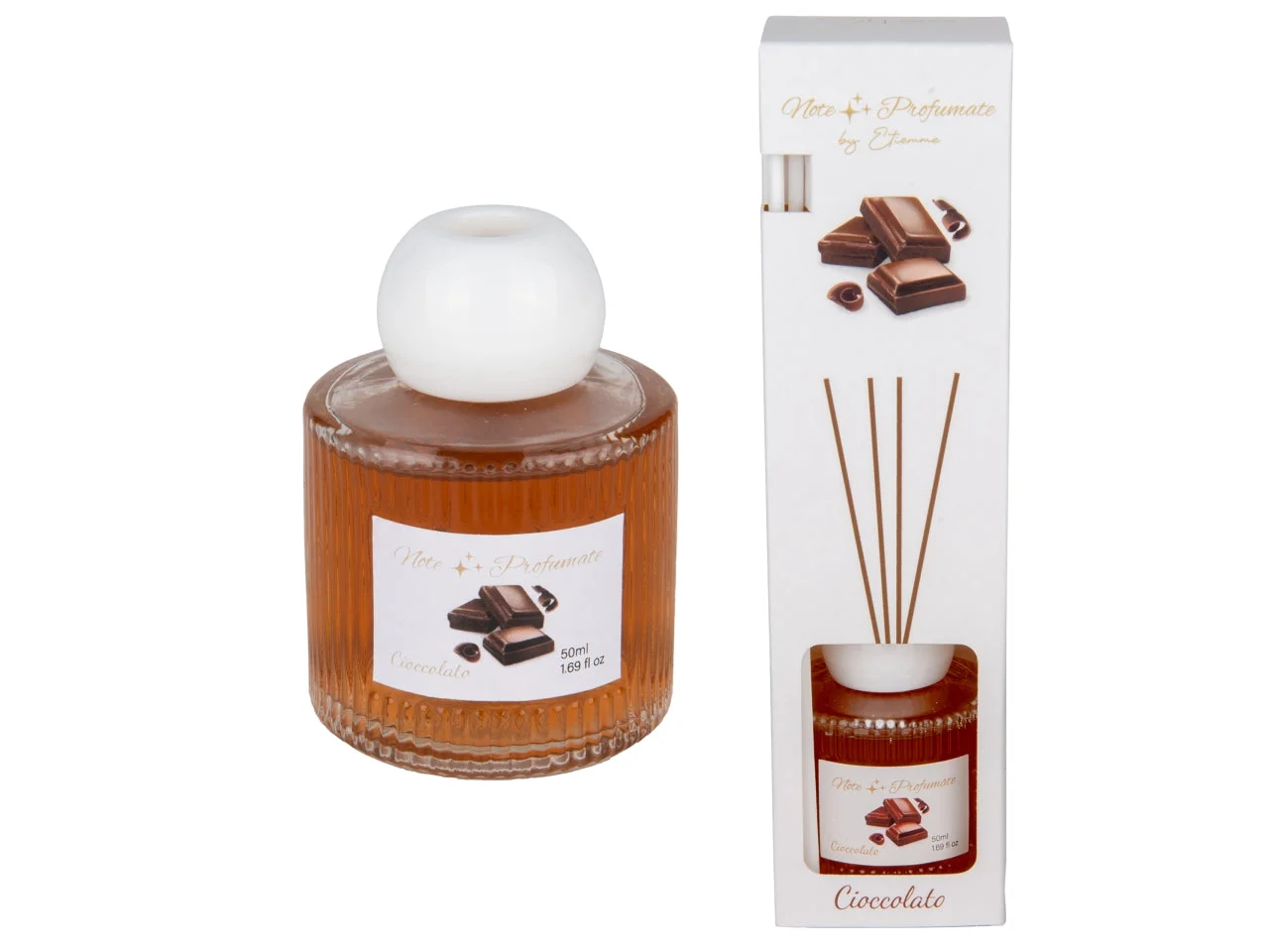 Etm Aroma Diffusore Bacchette 50ml Cioccolato